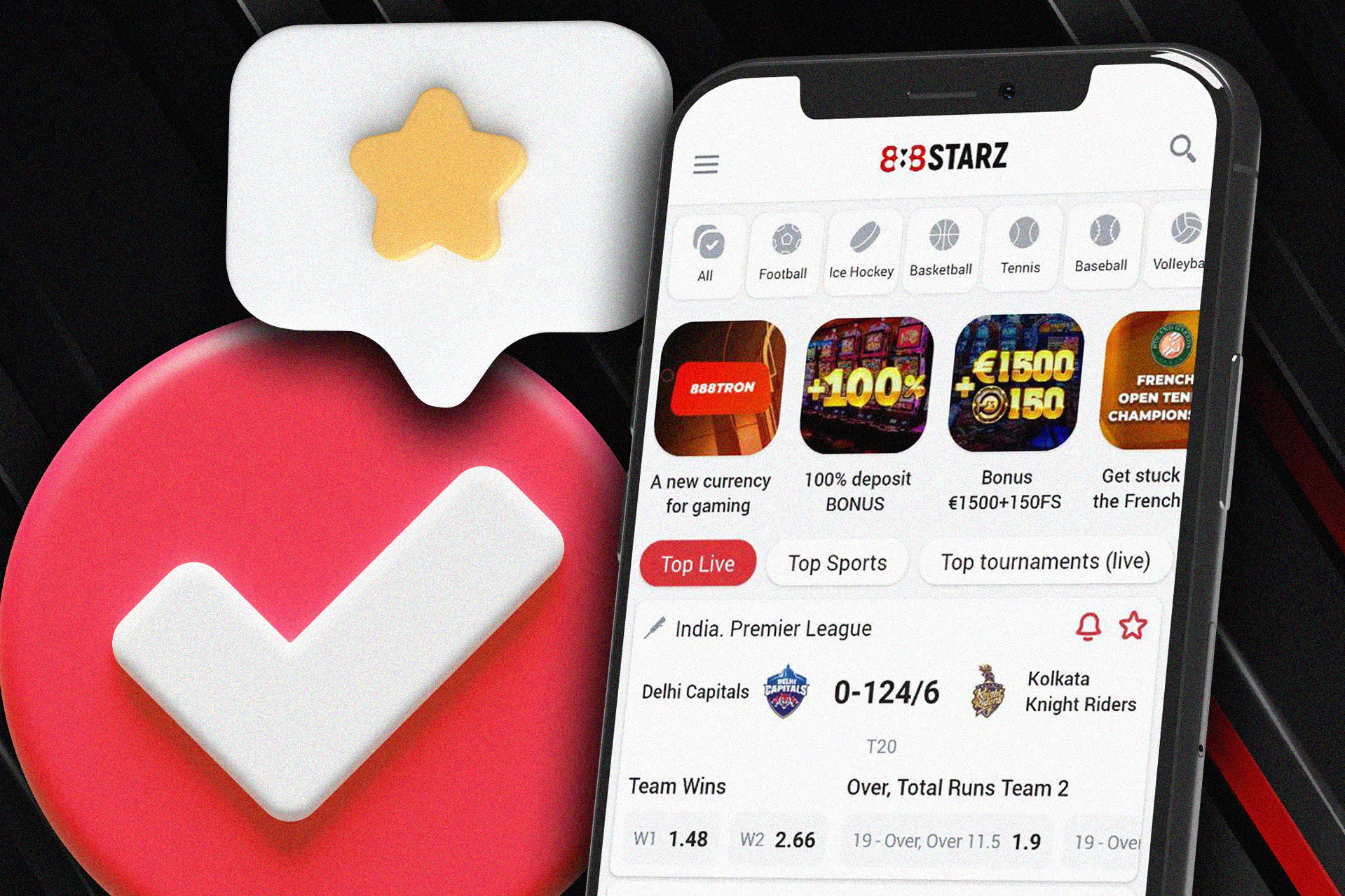 888starz is a convenient way to place bets.