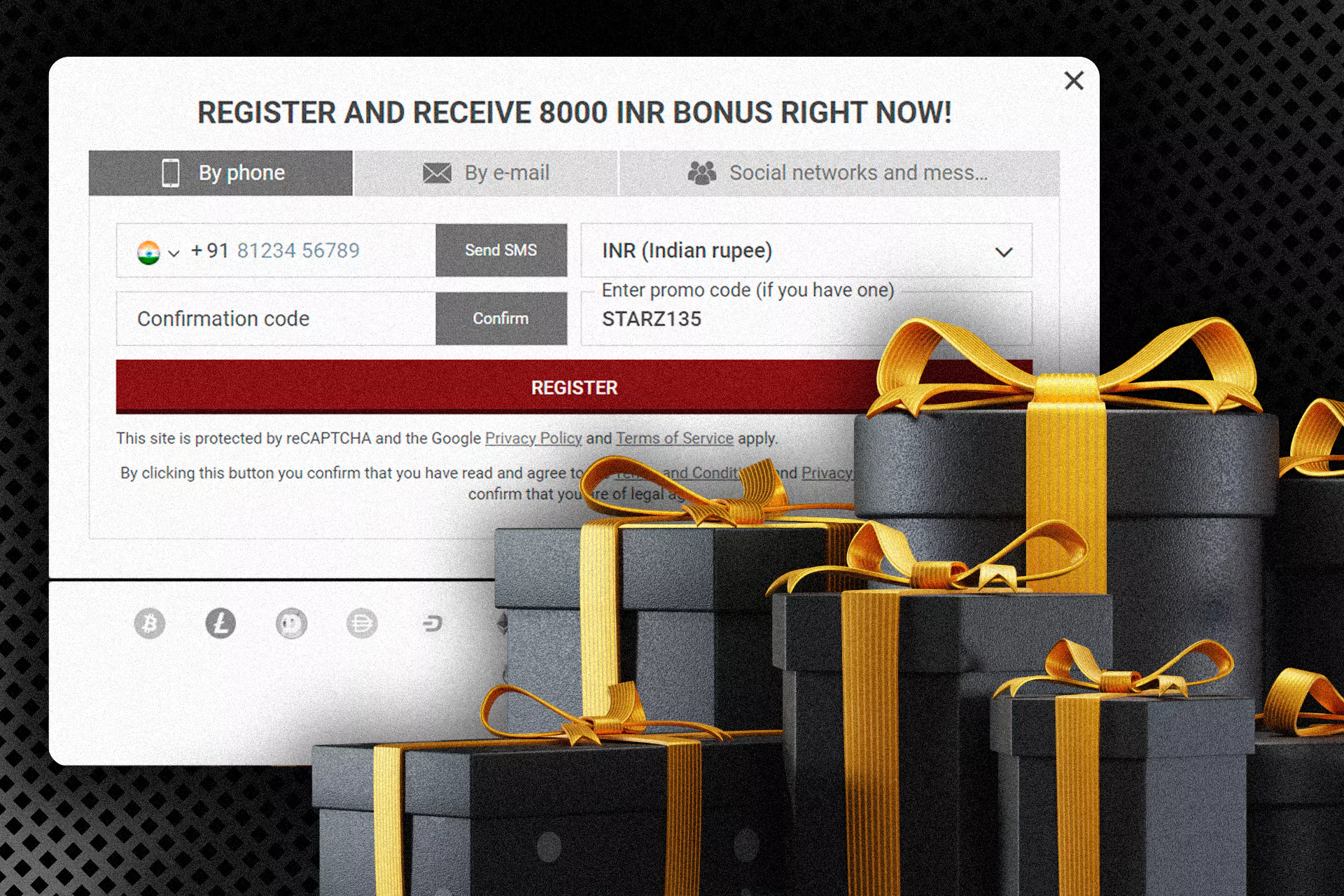 888Starz promo code increases the bonus amount by 30%.